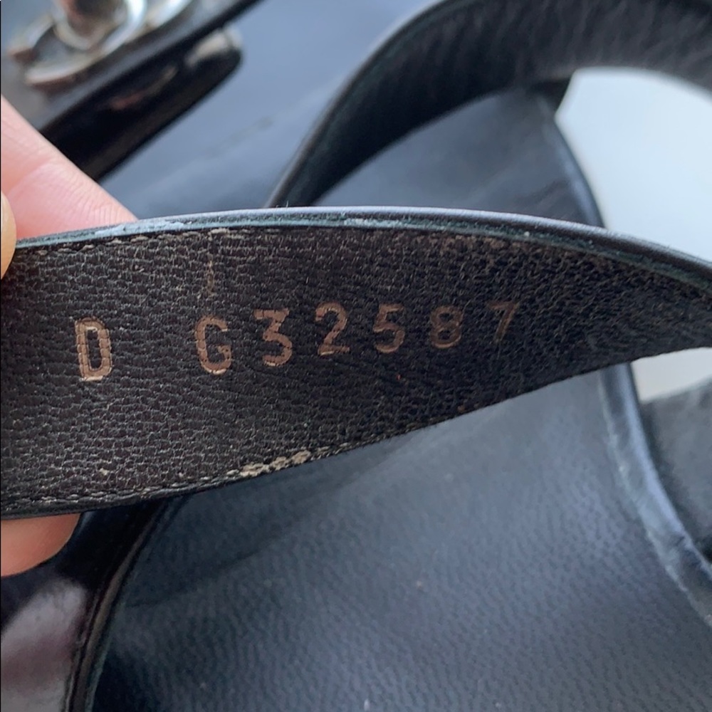 SOLD Chanel CC Sandals Sz 38C - Picture 8 of 13